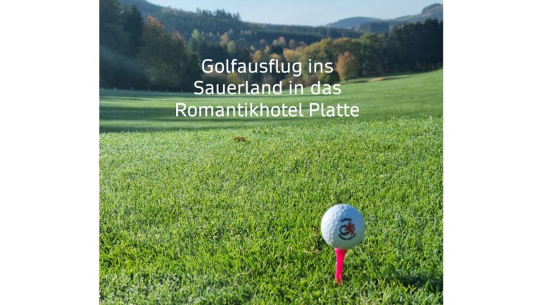 Golfausflug im September 2023 in das Romantikhotel Platte